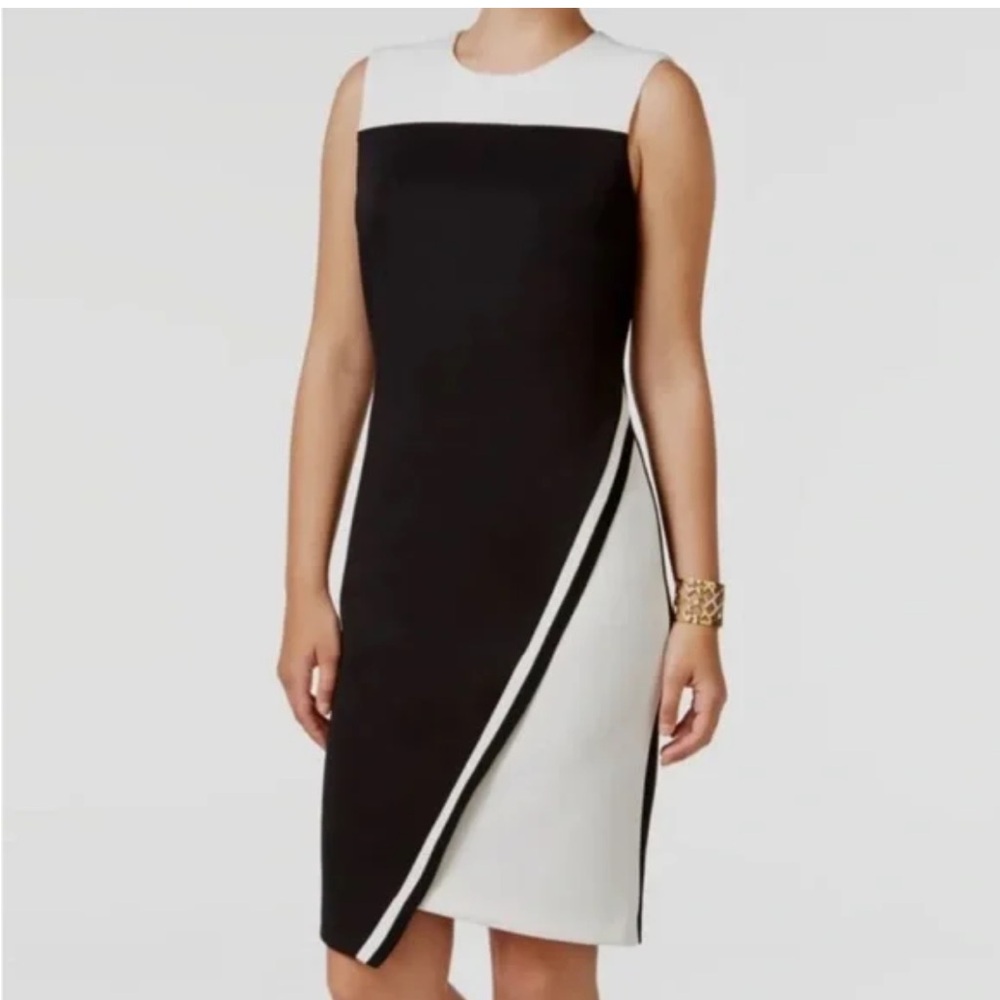 TOMMY HILFIGER Asymmetrical Hem stretch dress